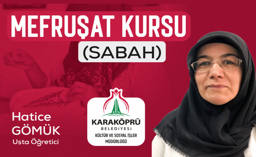 Dekoratif Ev Aksesuarları Hazırlama KARAMEK Karaköprü Merkezi